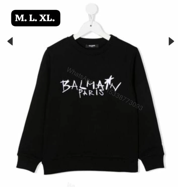 View 3 of FIRST COPY BALMAIN PREMIUM ROUND NECK SWEATSHIRTS