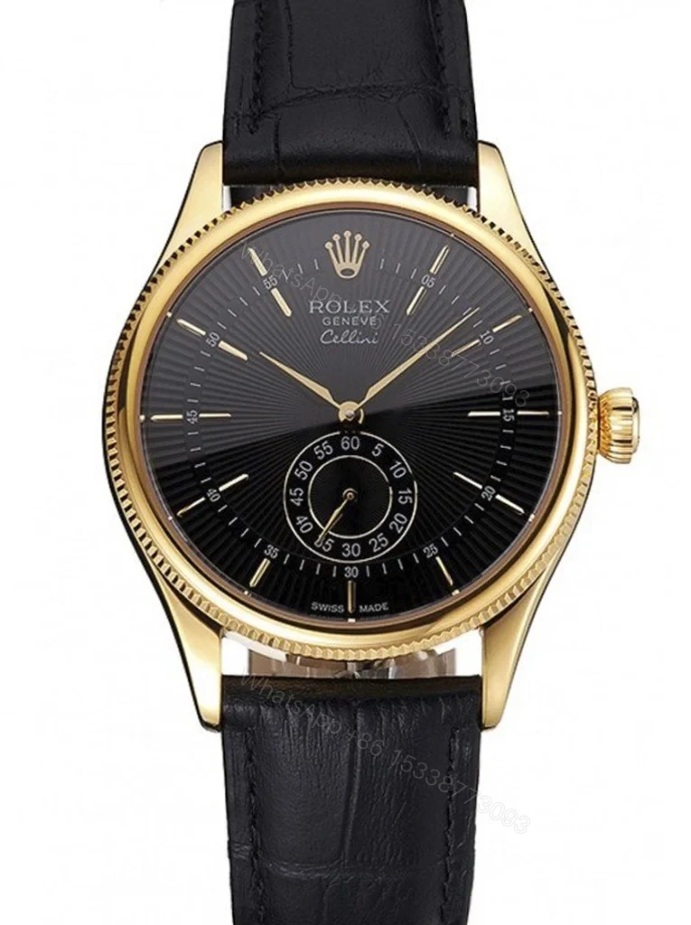 Superclone Rolex Cellini Black Dial REP016806 — view 1