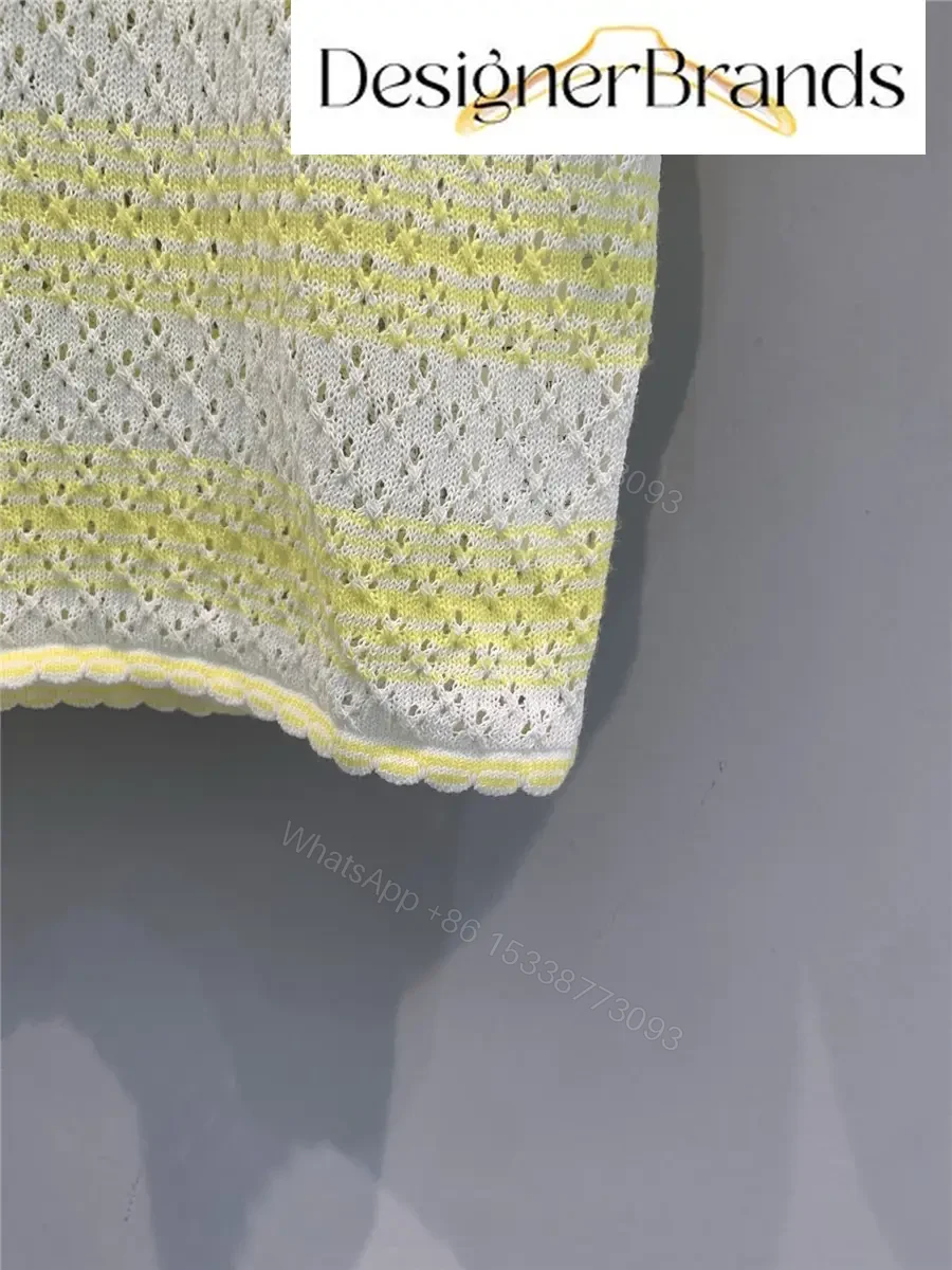 View 6 of LOEWE Paula Ibiza Cotton-Blend Short-Sleeve Knit Sweater