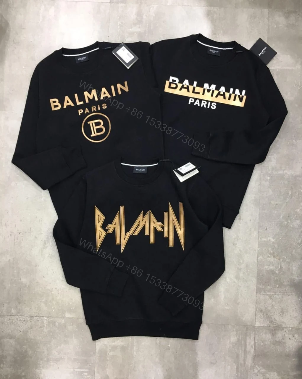 View 3 of First Copy Balmain Exclusive Sweatshirts for Men