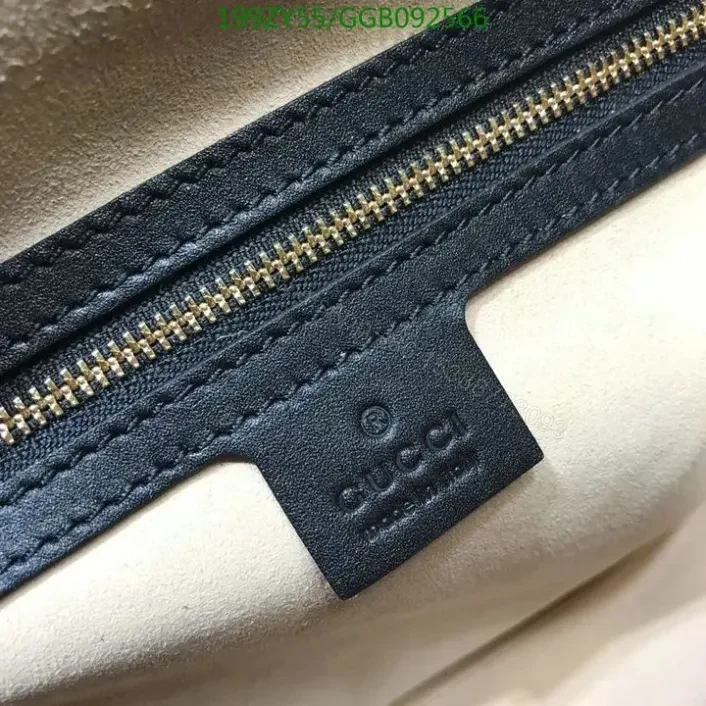View 7 of Replica Gucci Suede Ophidia Boston Black Duffle Bag GGB092566 With Top Handle 1:1