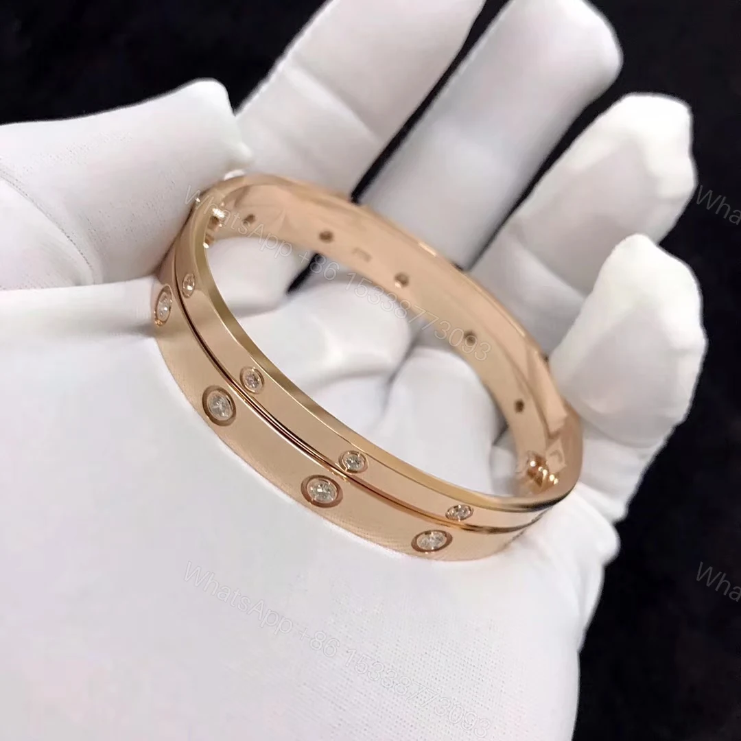 View 3 of Cartier Love Bracelet, 10 Diamonds