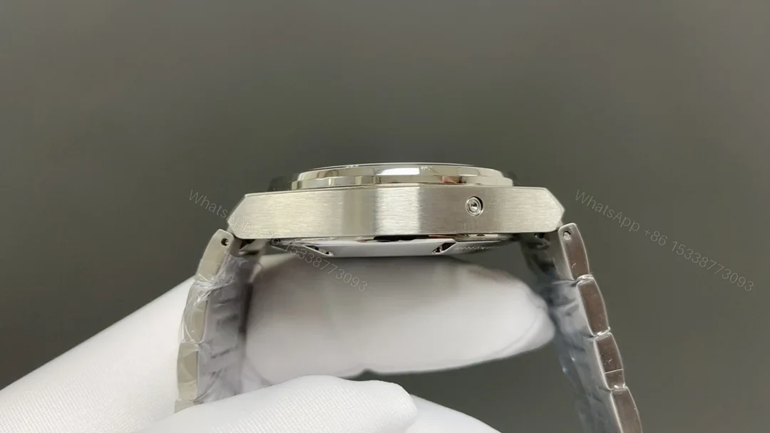 View 5 of IWC Ingenieur Perpetual Calendar Replica 42MM Premium White Dial Steel Bracelet Edition RG-IWC-INGENIEUR-PC-42