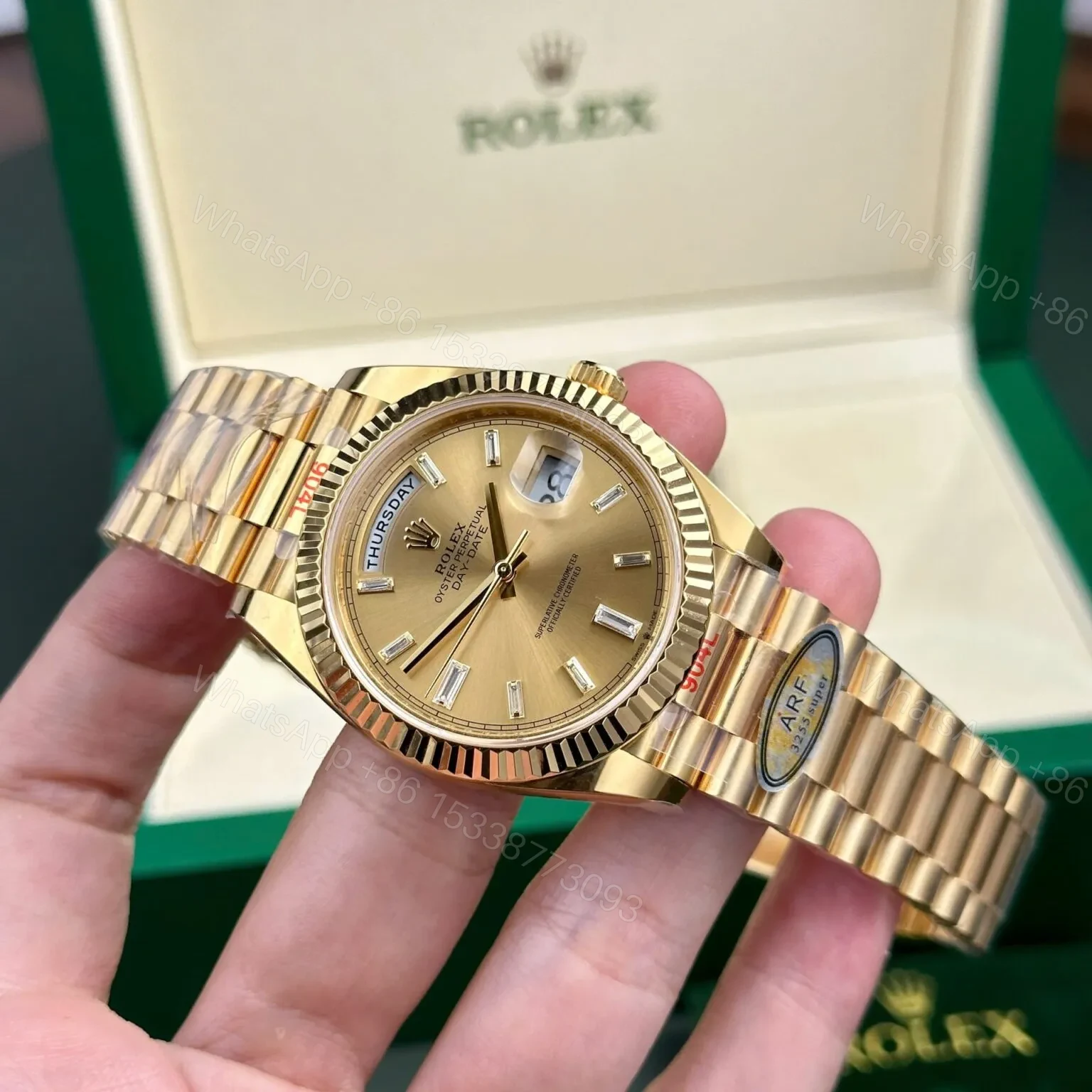 View 4 of Superclone Rolex Day-Date II Champagne Dial 228238 40 mm