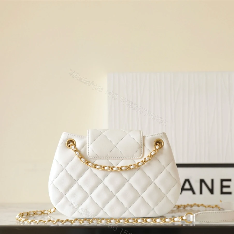 View 2 of 高仿Chanel*24C系列AS4609圓挎包白色小號免檢版
