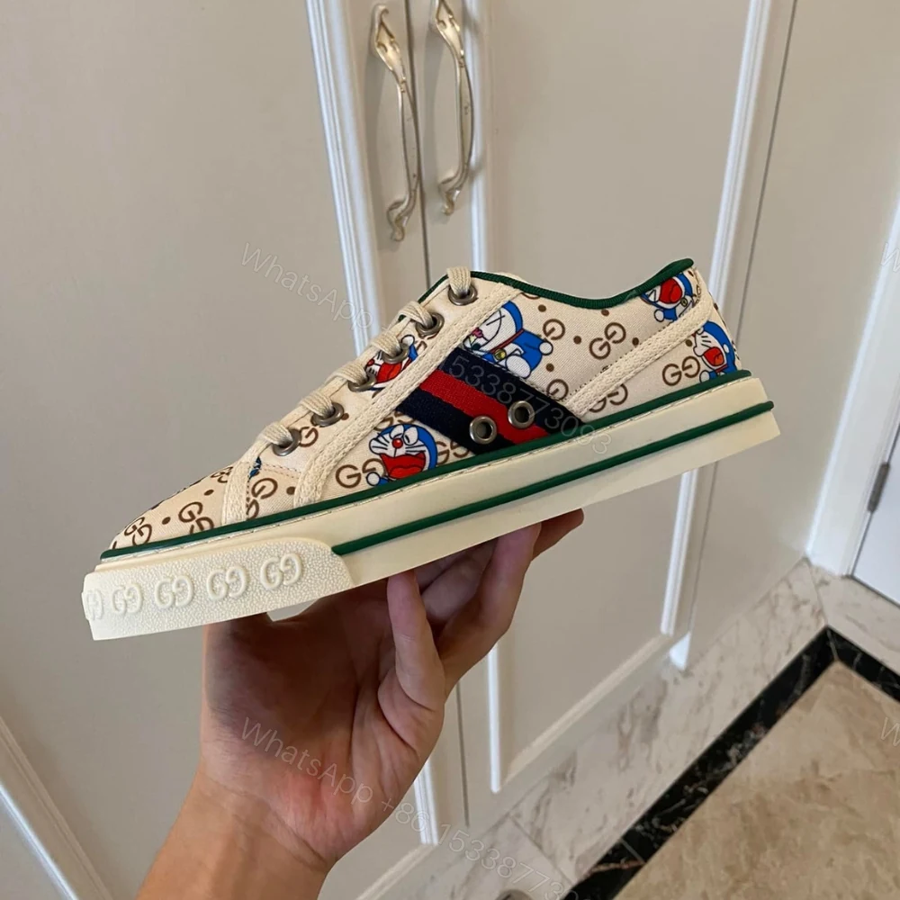 View 5 of Gucci Tennis 1977 Doraemon Sneaker White