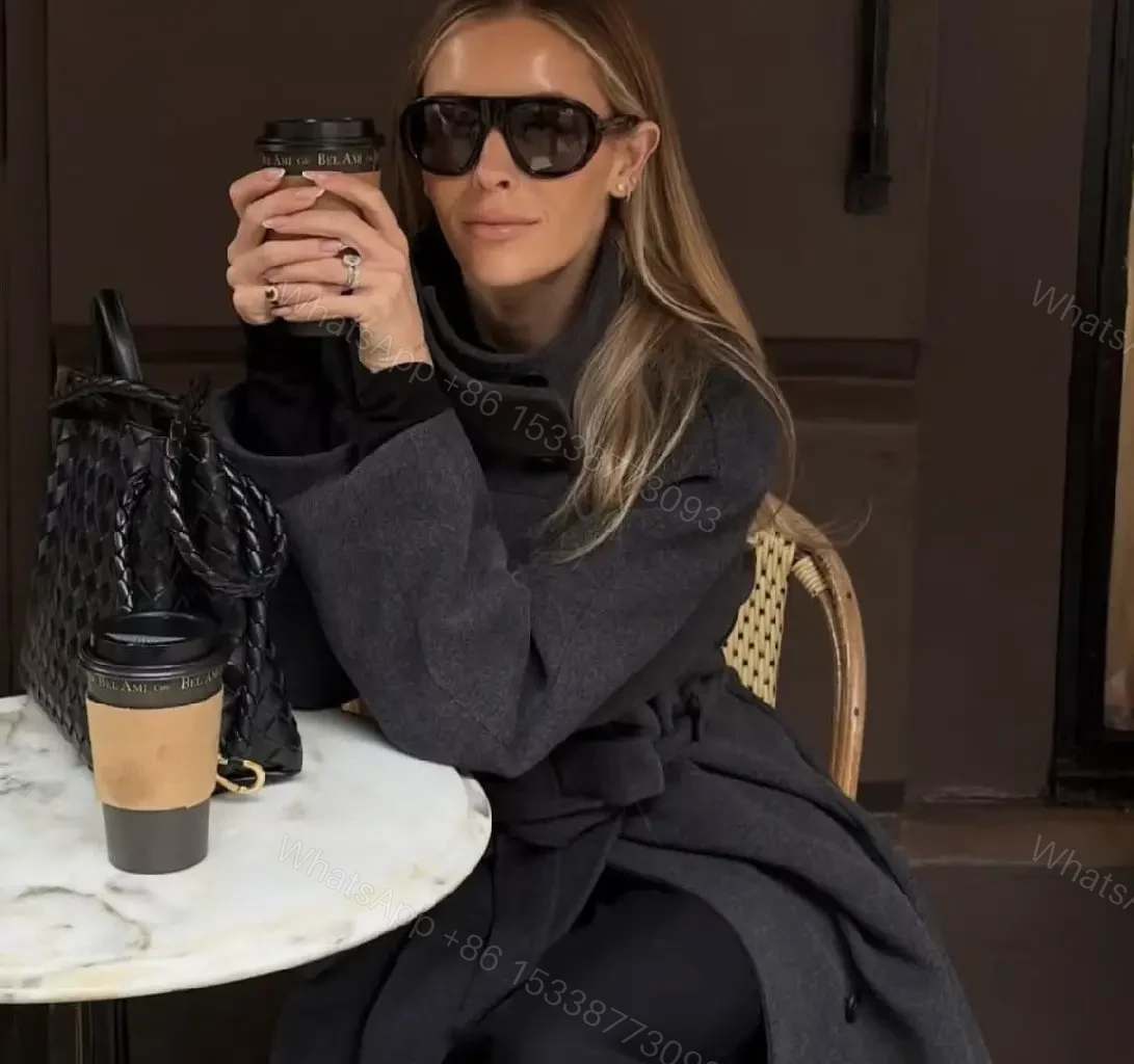 View 4 of Tortoise Shell Modern Oversized Sunglasses, Glossy Acetate, PRADA-Trimmed
