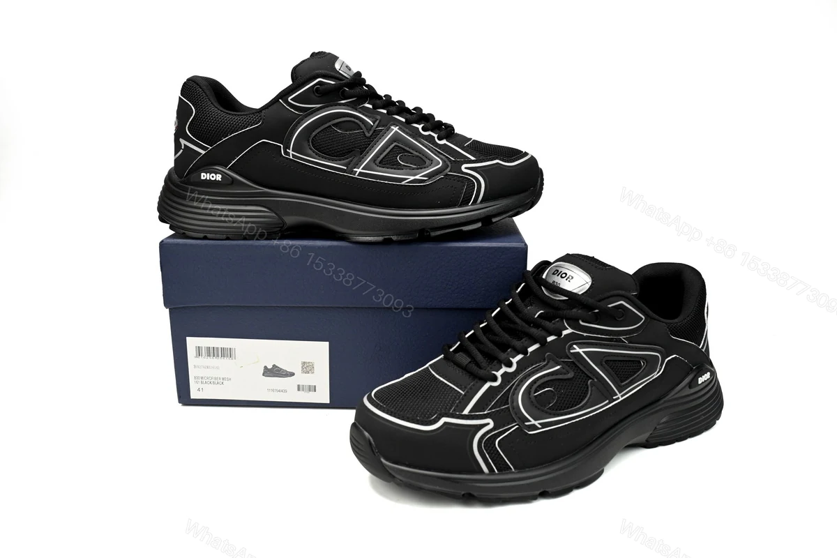 Dior B30 Triple Black 3SN279ZRF_H900 (Reflective) — view 2