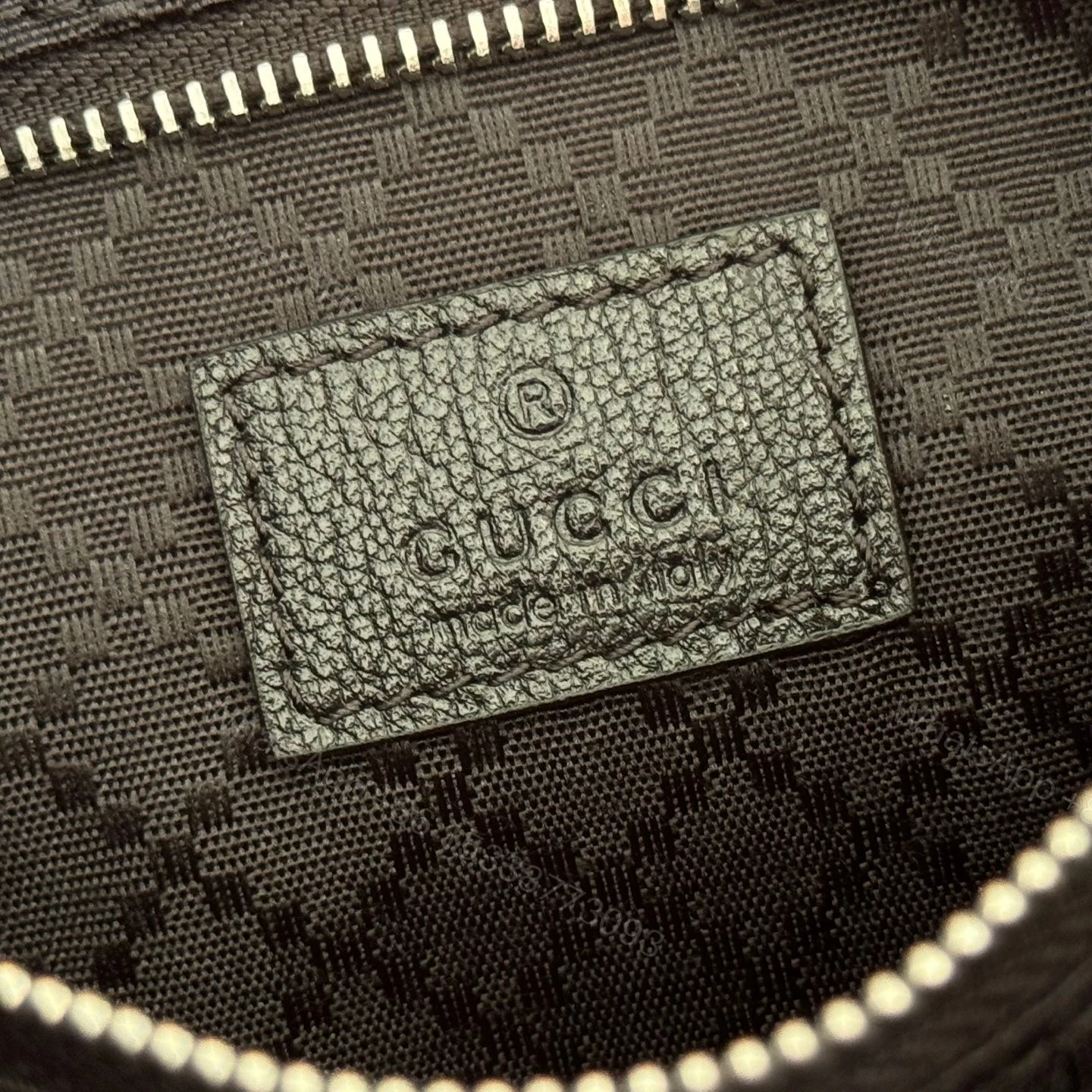 View 8 of GUCCI 26S JACKIE SLIM SHOULDER BAG 27 IN BLACK CANVAS