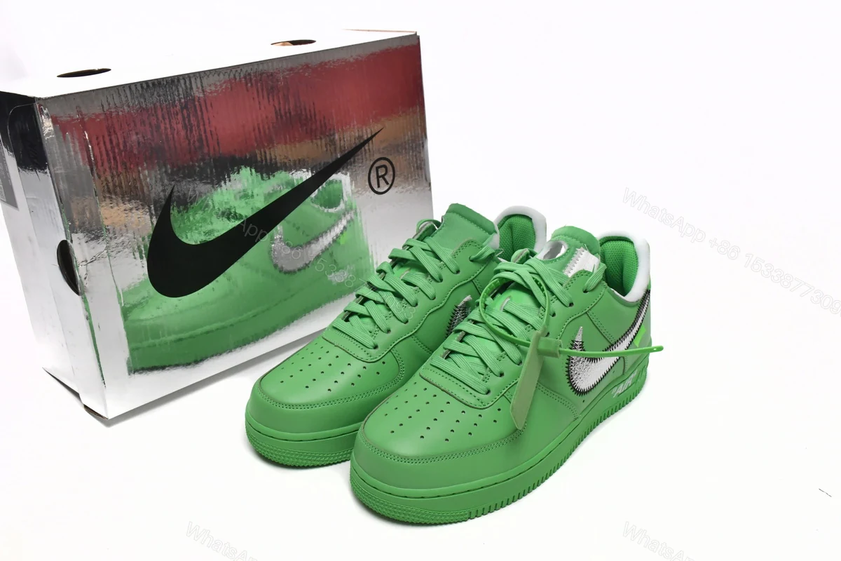 OFF White X Air Force 1 Low Green DX1419-300 — view 2