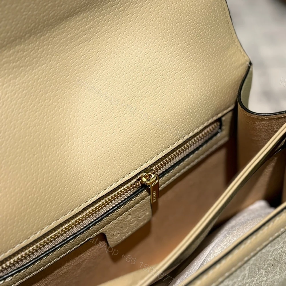 View 6 of Gucci Ophidia Small Top Handle Bag Beige 25Cm