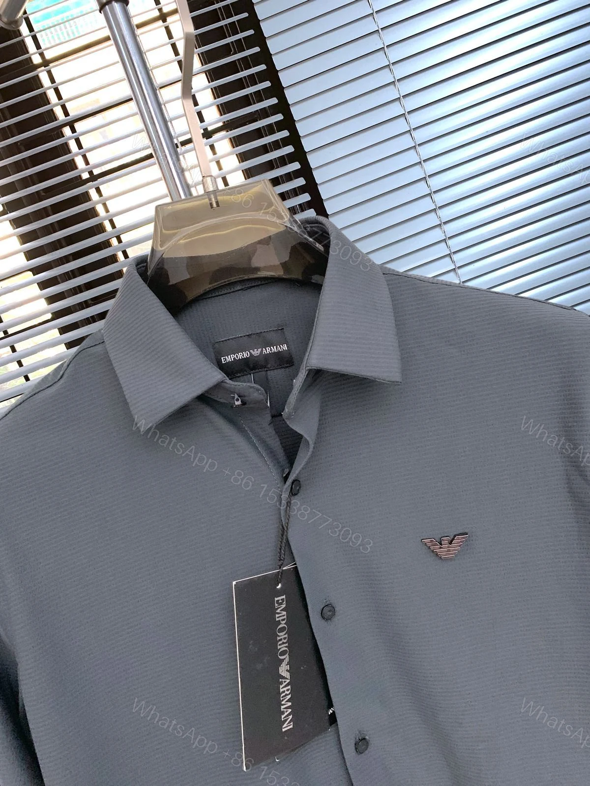 View 4 of FIRST COPY EMPORIO ARMANI ORIGINAL SOFT COTTON SUMMER SHIRT