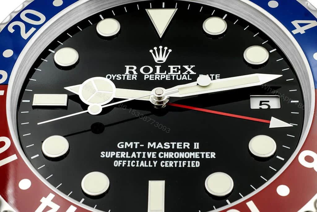 View 5 of ROLEX WALL CLOCK – GMT MASTER II ‘PEPSI’ EDITION