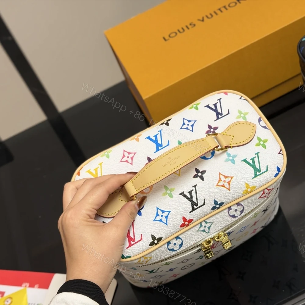 View 5 of Louis Vuitton X Takashi Murakami Nice BB Multicolored White 24Cm M28340