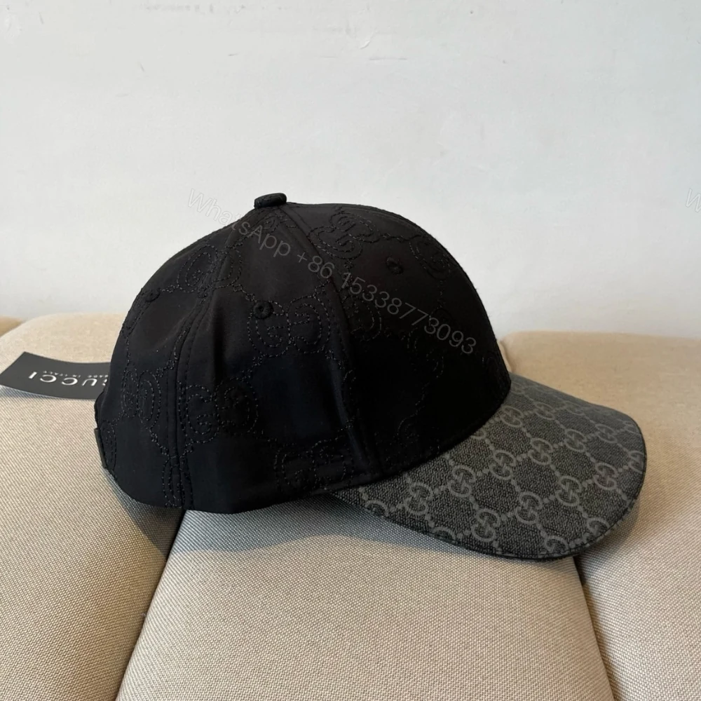 View 3 of Gucci GG Canvas Baseball Hat Black