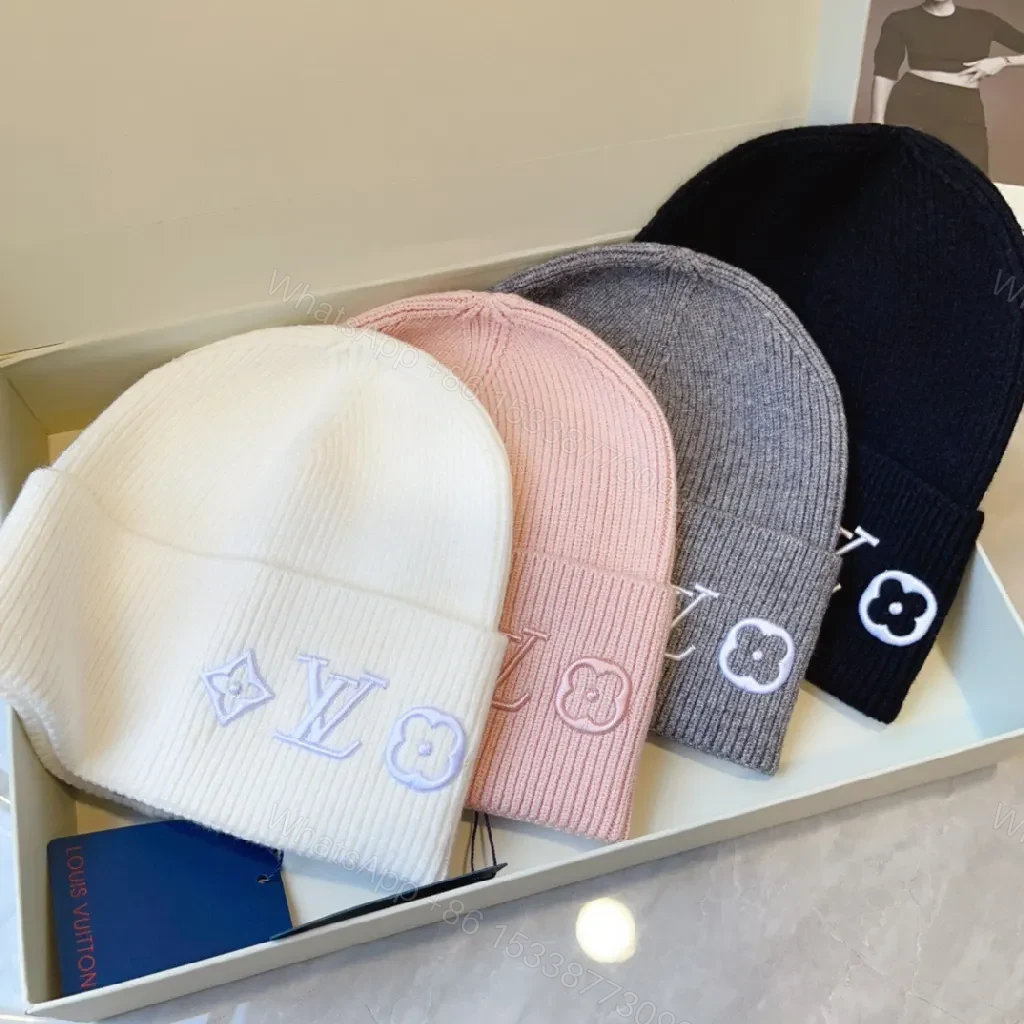 View 3 of Black Knit Beanie, Luxe Logo, Everyday Warmth Beanie