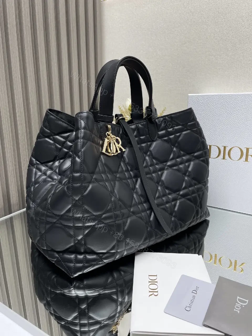 View 7 of Quilted Leather Carryall: Sophisticated Everyday Luxury Bag