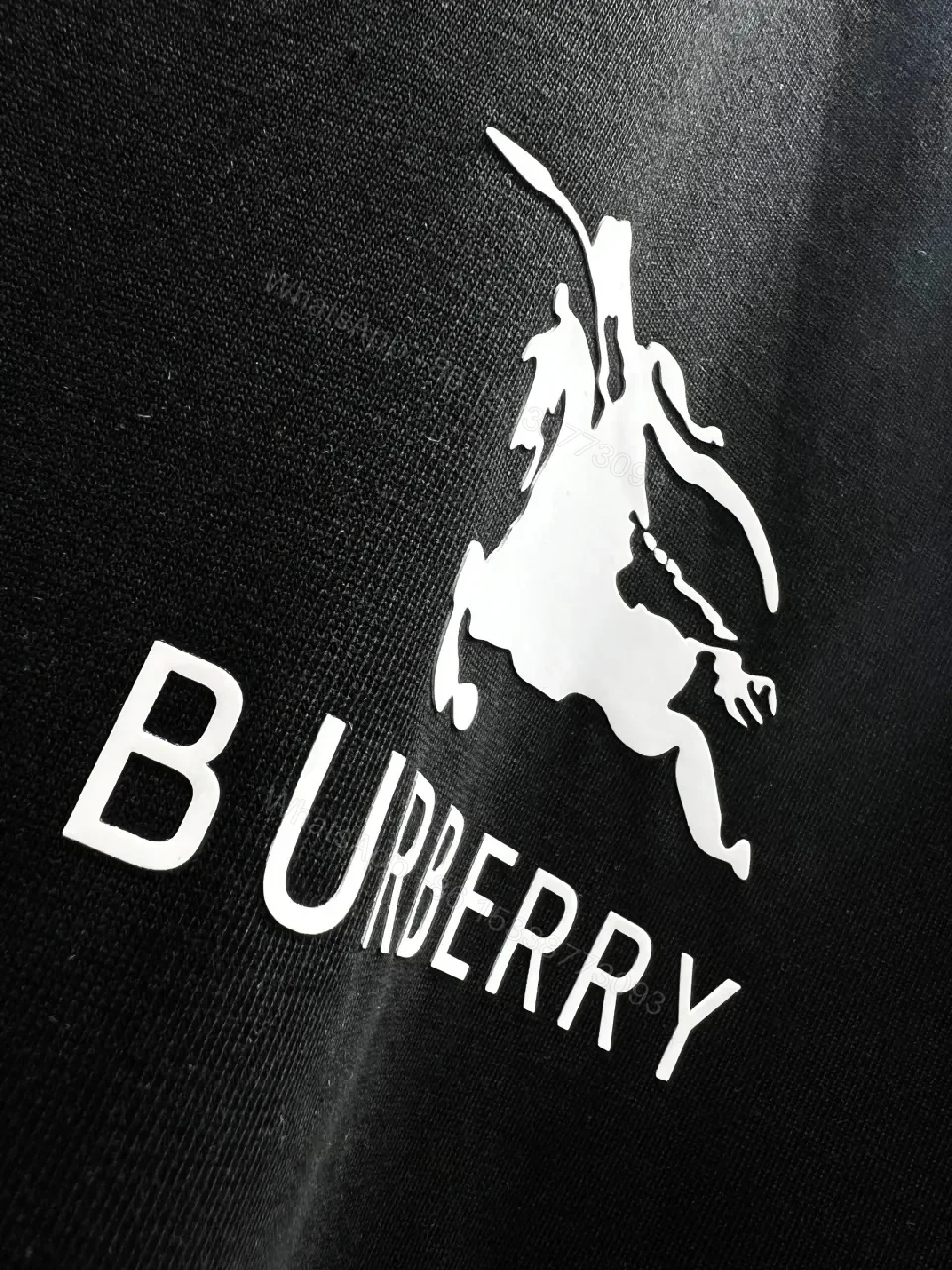 View 7 of Black Cotton Logo Tee: Refined Streetwear Essential