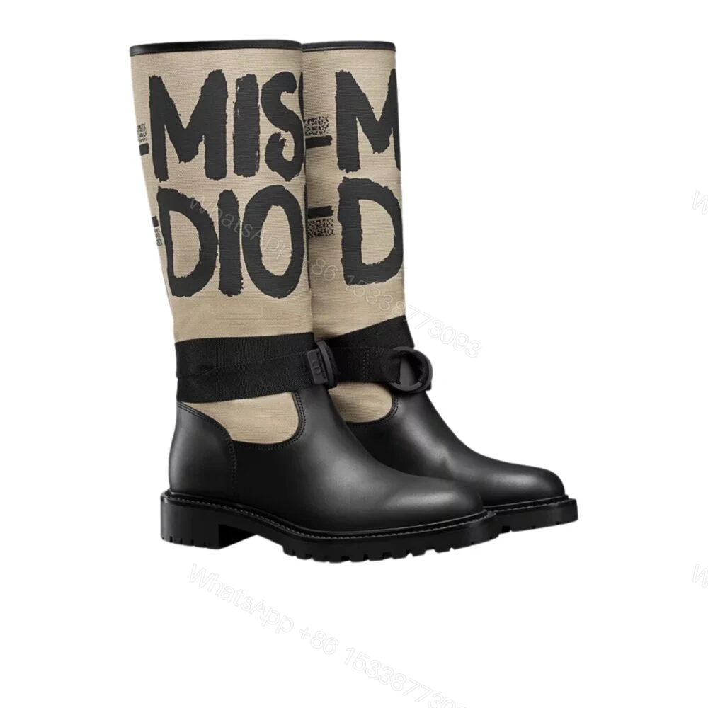 View 7 of DIOR D MAJOR BOOT WITH MISS DIOR PRINT WARM TAUPE KDI929CMV S44X