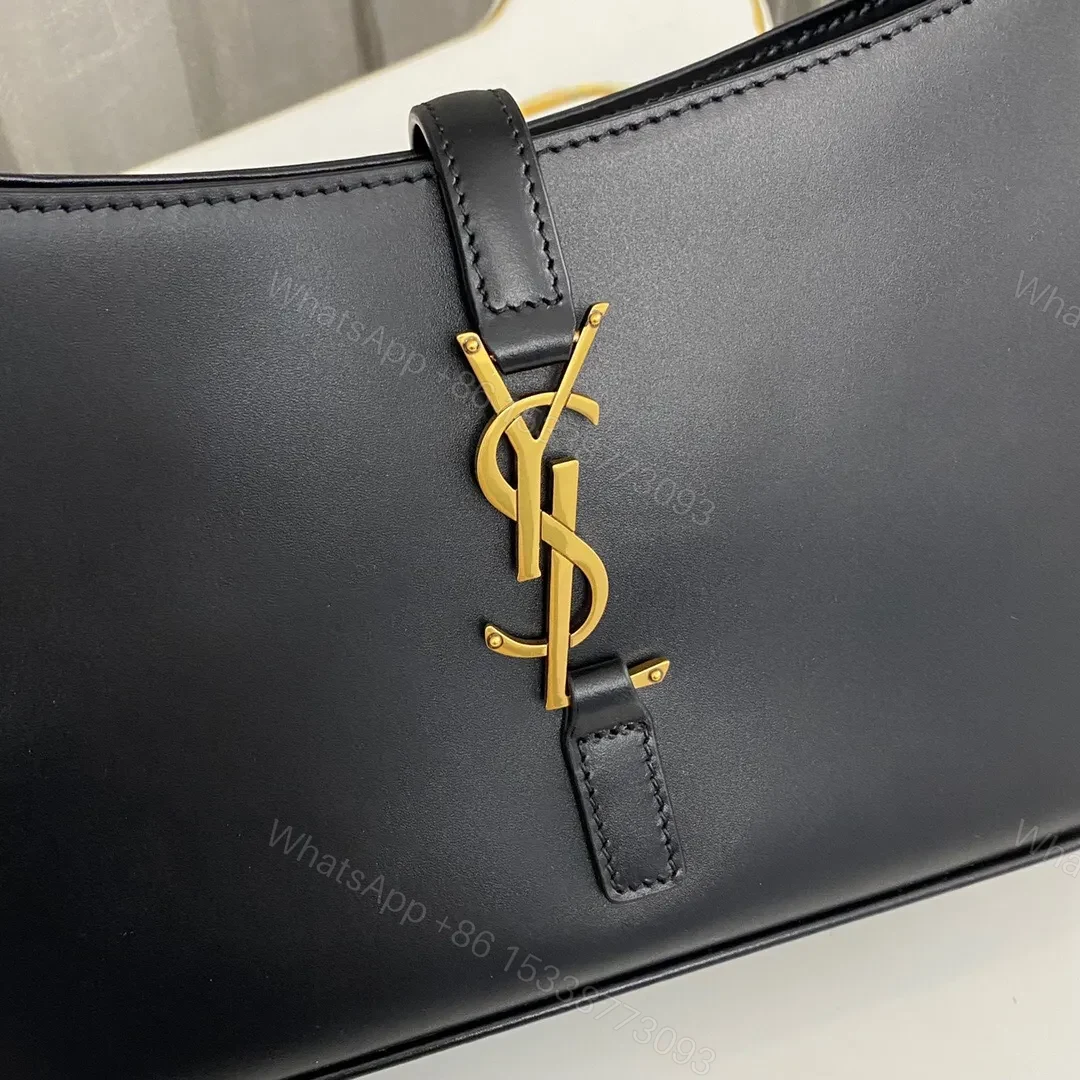 View 2 of Saint Laurent le 5 a 7 mini hobo bag – Black