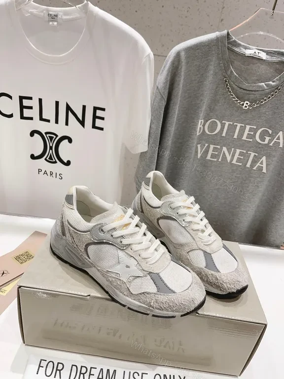 Mist Grey/Off-White Suede Sneakers: Luxe, All-Day Comfort — view 1