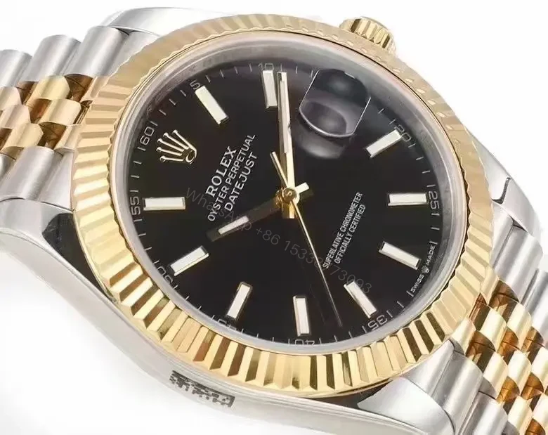 View 4 of Clean Factory Clean Factory ROLEX Datejust 41mm Black Two-Tone Watch