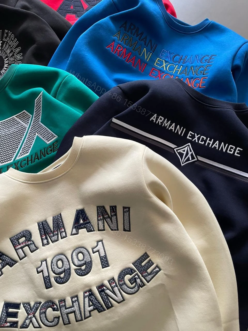 View 3 of First Copy Armani Exchange Premium Quality Sweatshirt