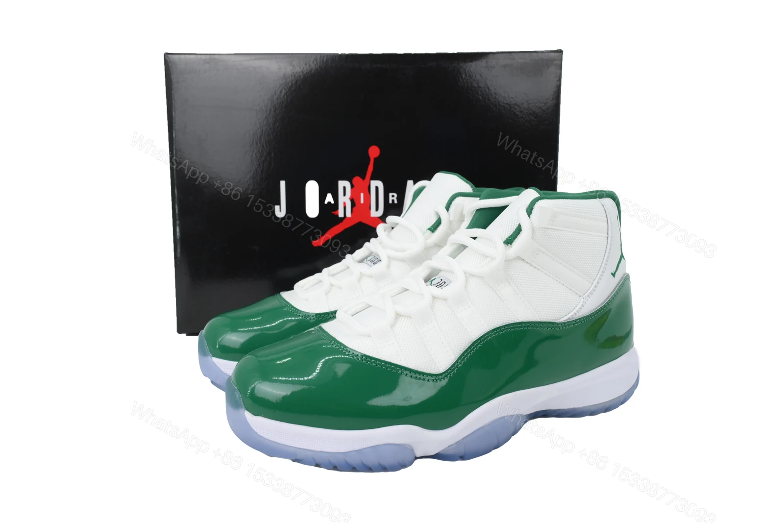View 5 of Air Jordan 11 Retro White Green CT8012-113