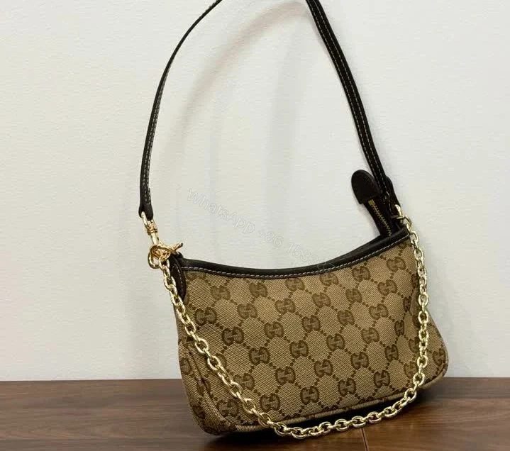 View 2 of Gucci GG Supreme Small Shoulder Bag TB307