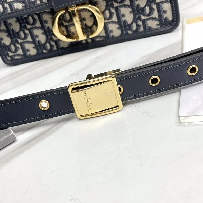 View 2 of Dior-Inspired Canvas Crossbody: Luxe Everyday Bag