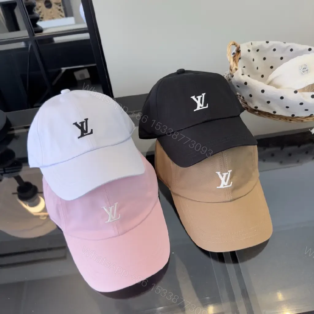 View 4 of White Cotton Cap • Minimal Monogram • Luxe Casual Baseball Cap