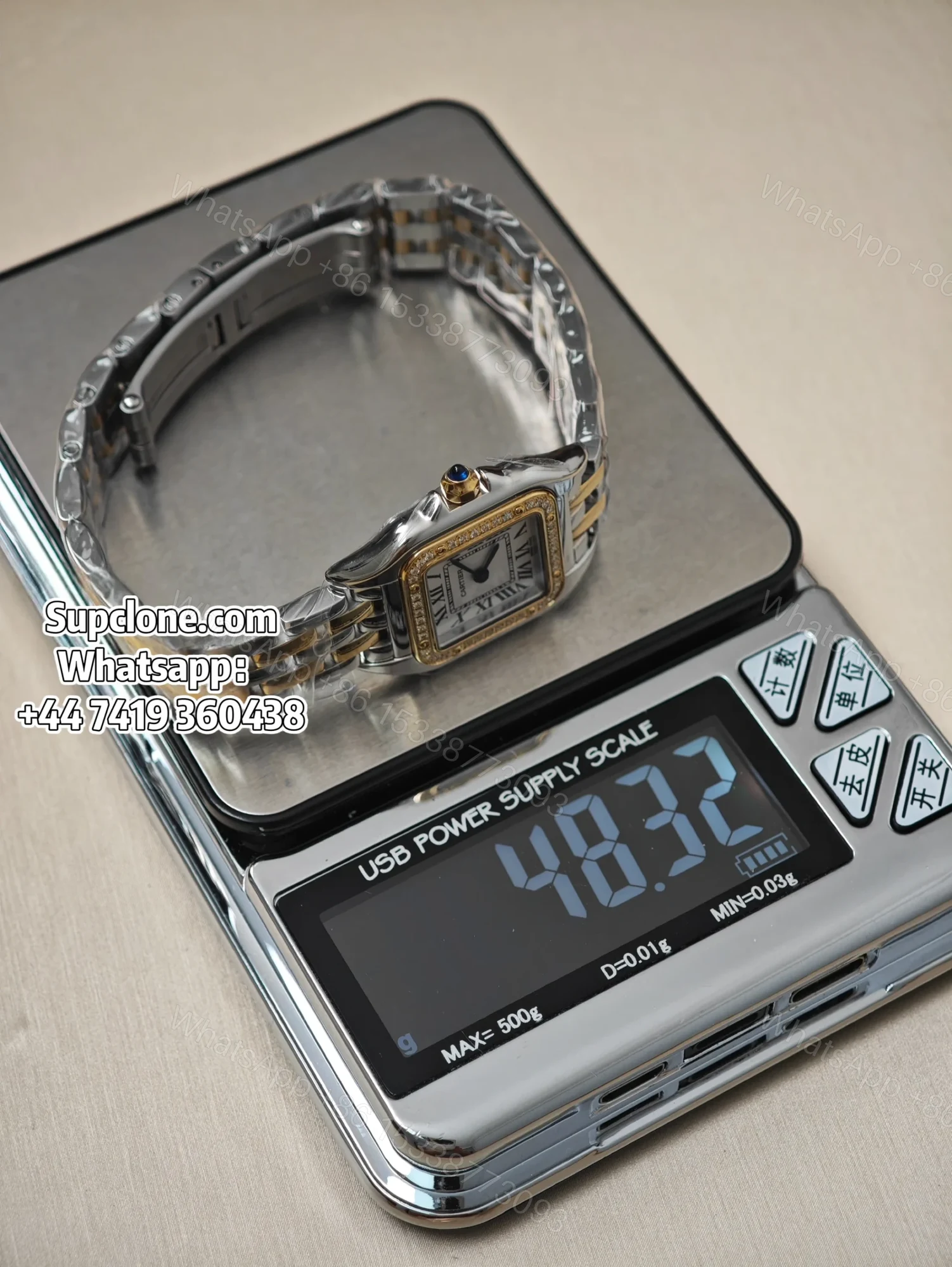 View 19 of Cartier Super Clone Watches 1:1 Panthere W3PN0007 Two Tone Diamond