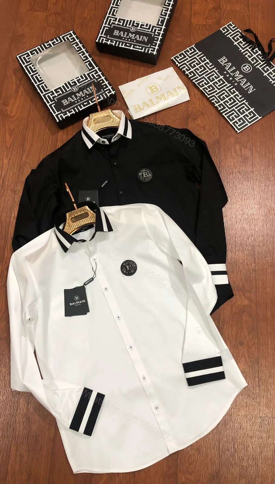View 2 of First Copy Balmain Paris Premium Original 2025 Shirt for Men
