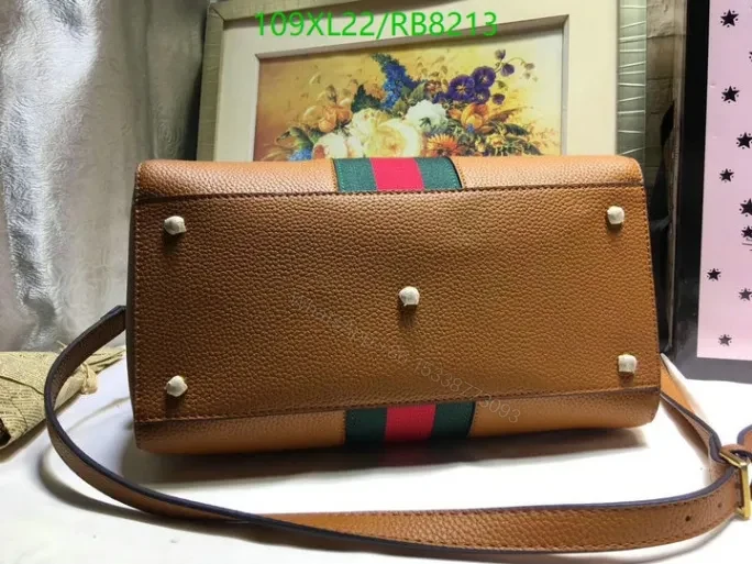 View 13 of Gucci Replica Ophidia Leather AAAA Black Bag