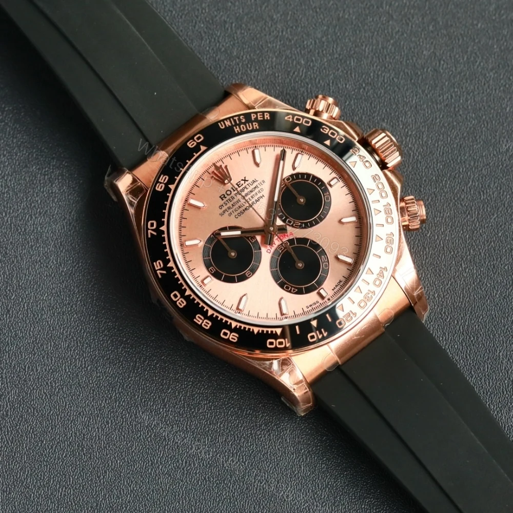 View 3 of Rolex Cosmograph Daytona Gold Everose Oysterflex 40Mm