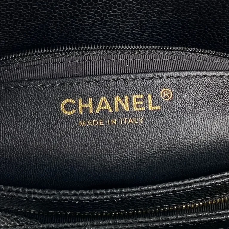 View 8 of Quilted Black Leather Mini Crossbody â€“ Chanel-Inspired Luxury