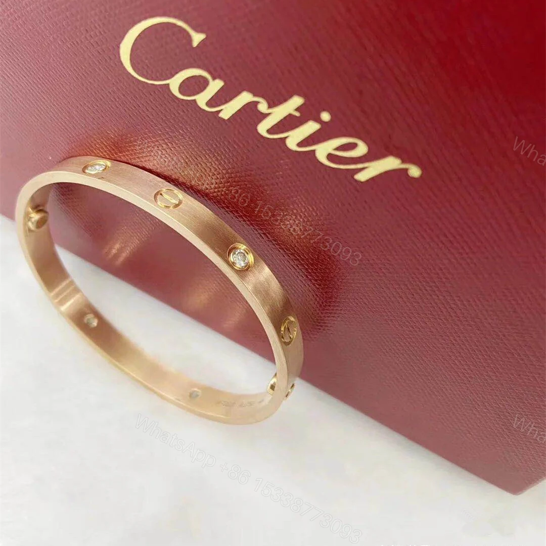 View 3 of Cartier Love Bracelet 4 Diamonds