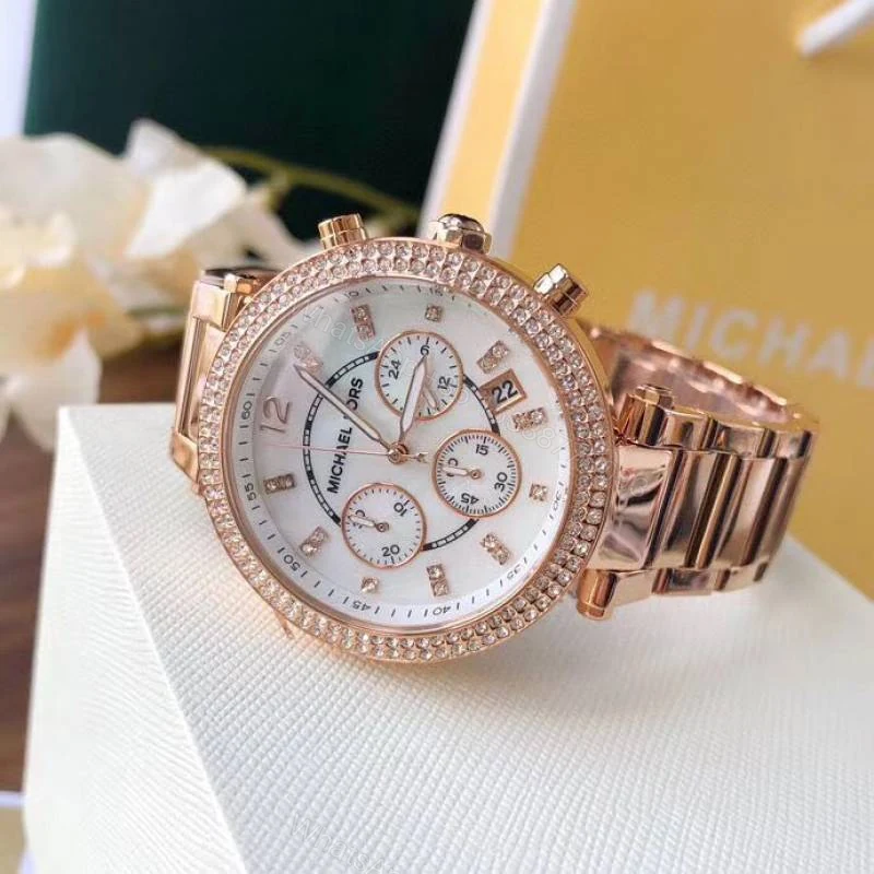 First Copy Michael Kors Parker Semi Japan Watch For Women — view 1