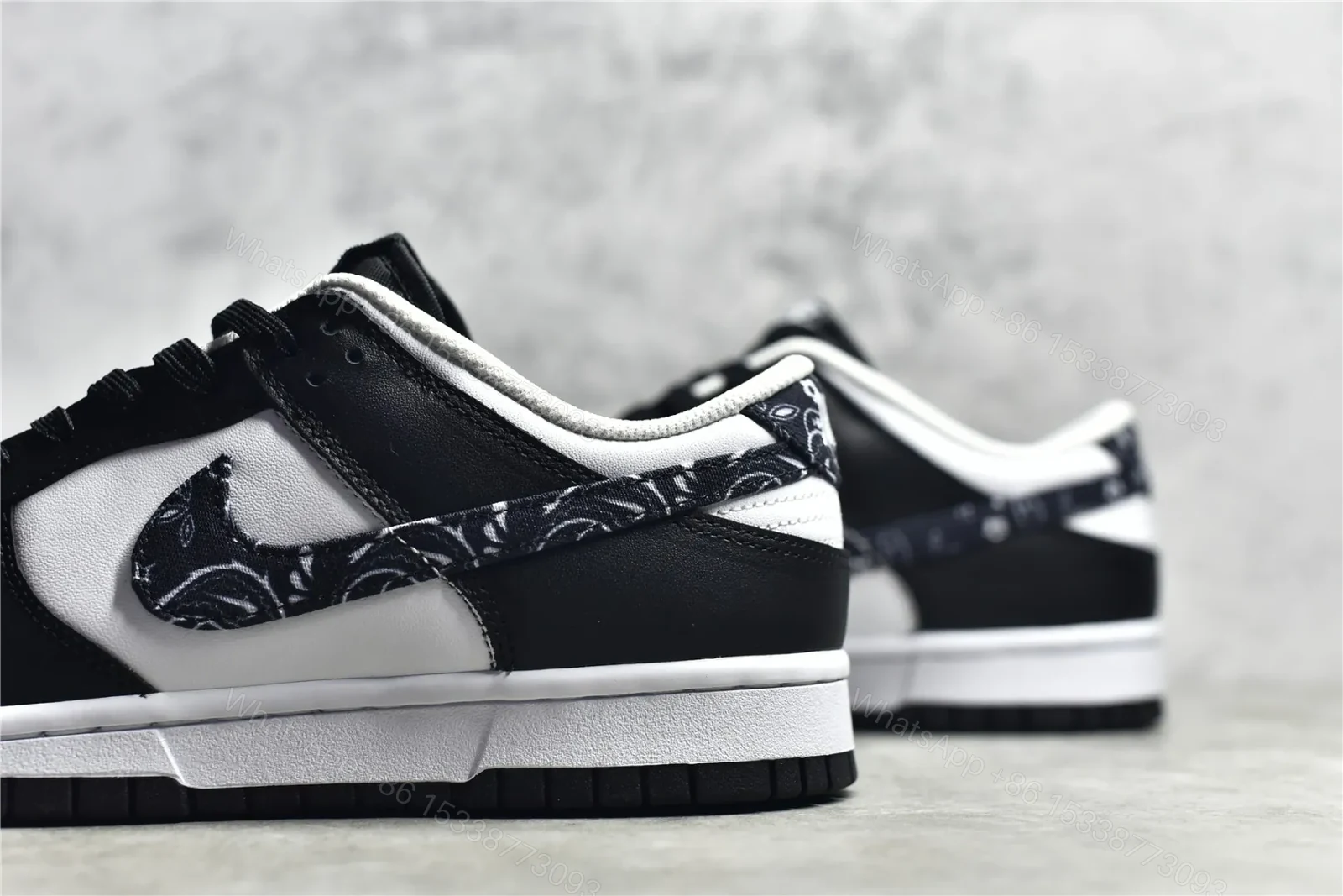 View 5 of UA Dunk Low Black Paisley