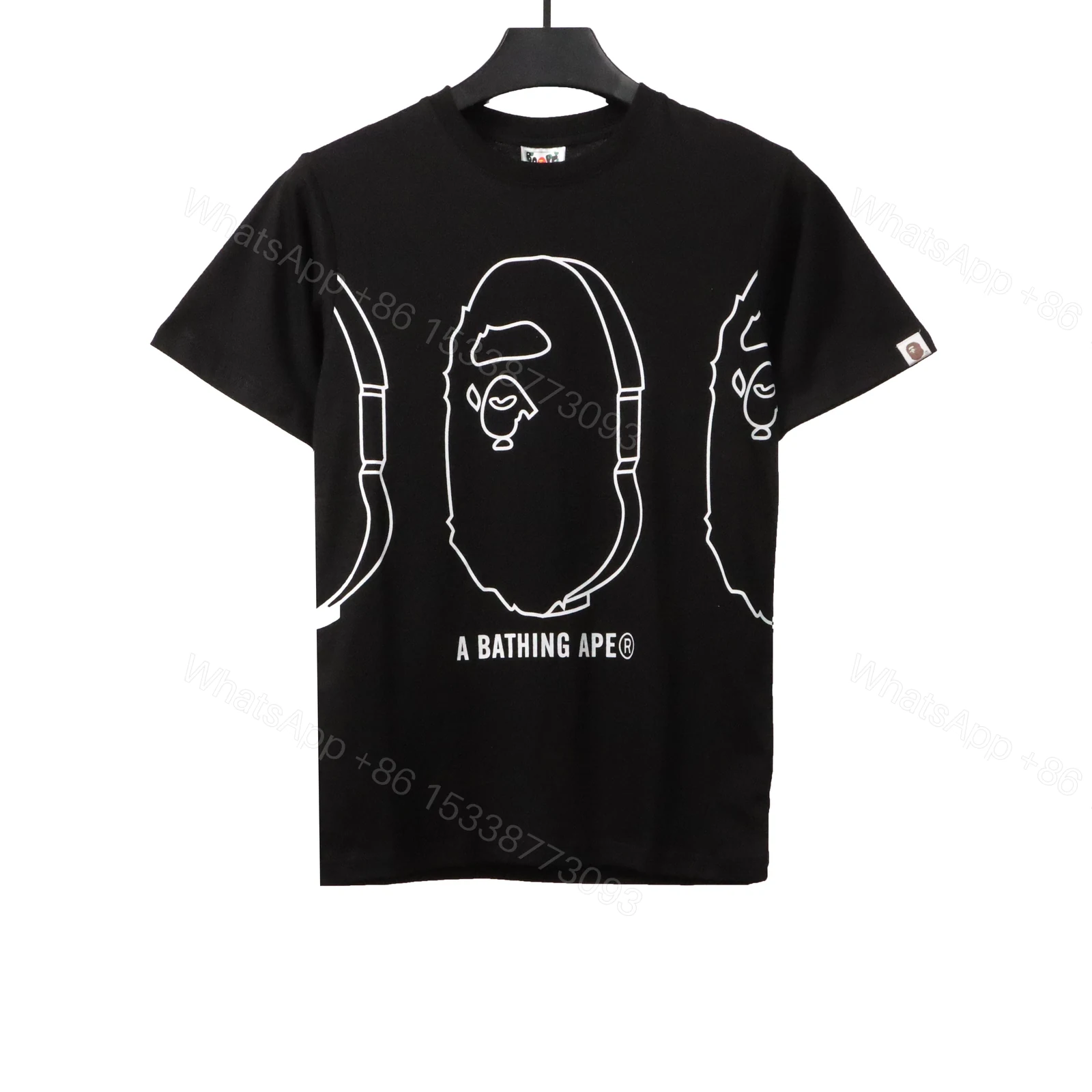 BAPE outlined ape head T-Shirt — view 2