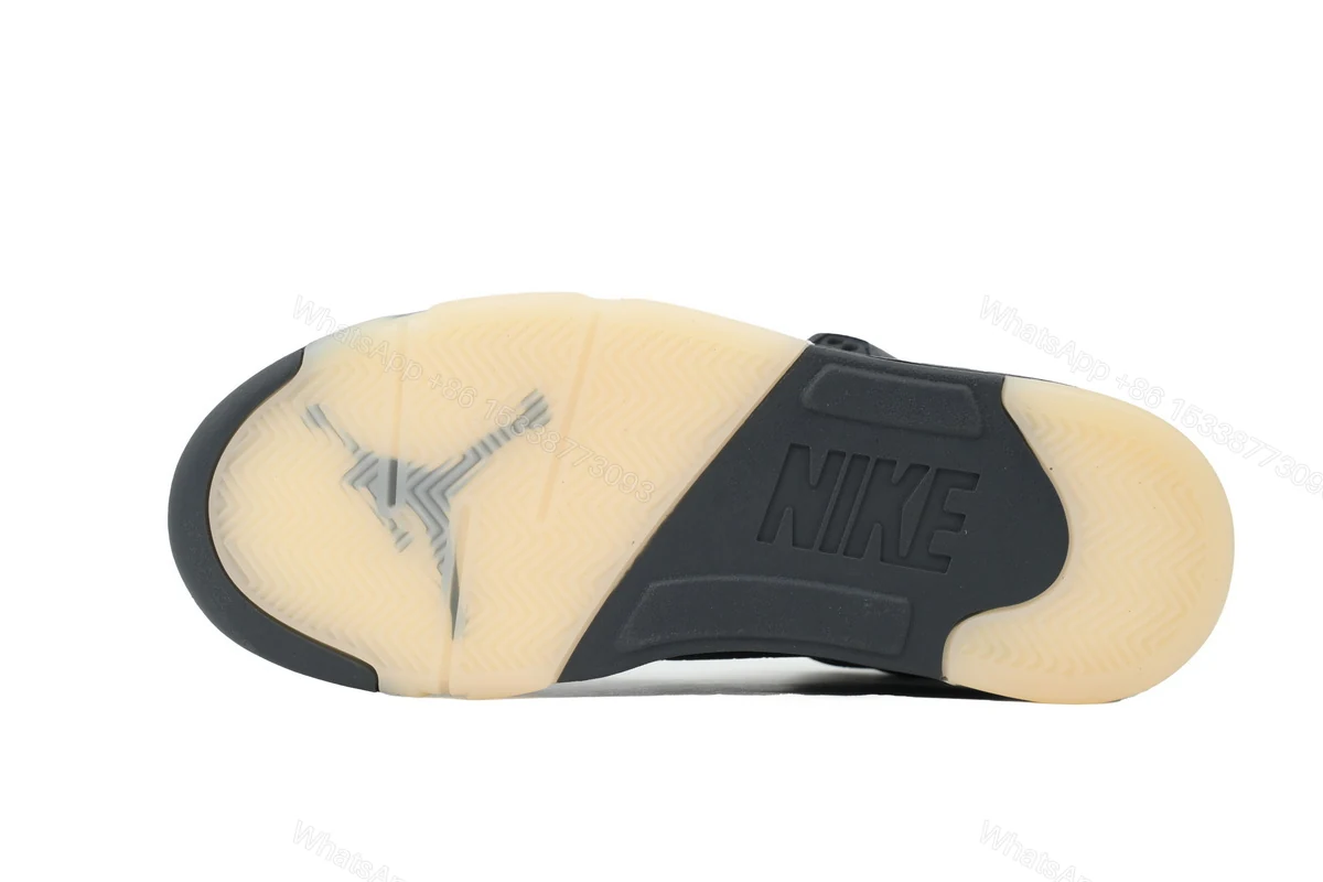 View 5 of Paris Saint-Germain x Air Jordan 5 Retro 'Off Noir' HQ3004-001