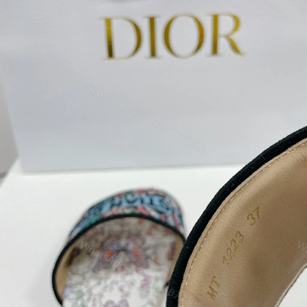View 3 of Bold Floral Slip-Ons with Signature Webbing Slides