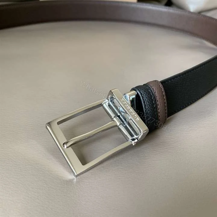 View 9 of BURBERRY GRAINY REVERSIBLE LEATHER BELT – B30