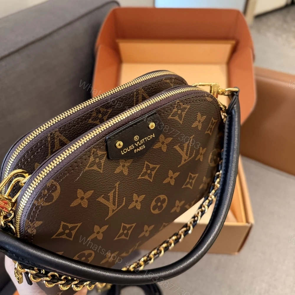 View 3 of Louis Vuitton Be Alma Monogram Canvas Brown 20Cm M12996