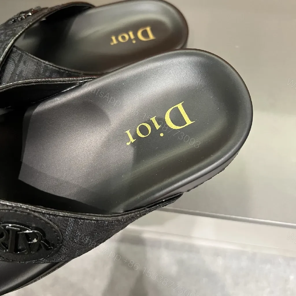 View 4 of Structured Comfort Sandals: Luxe Jacquard Crossover Slides