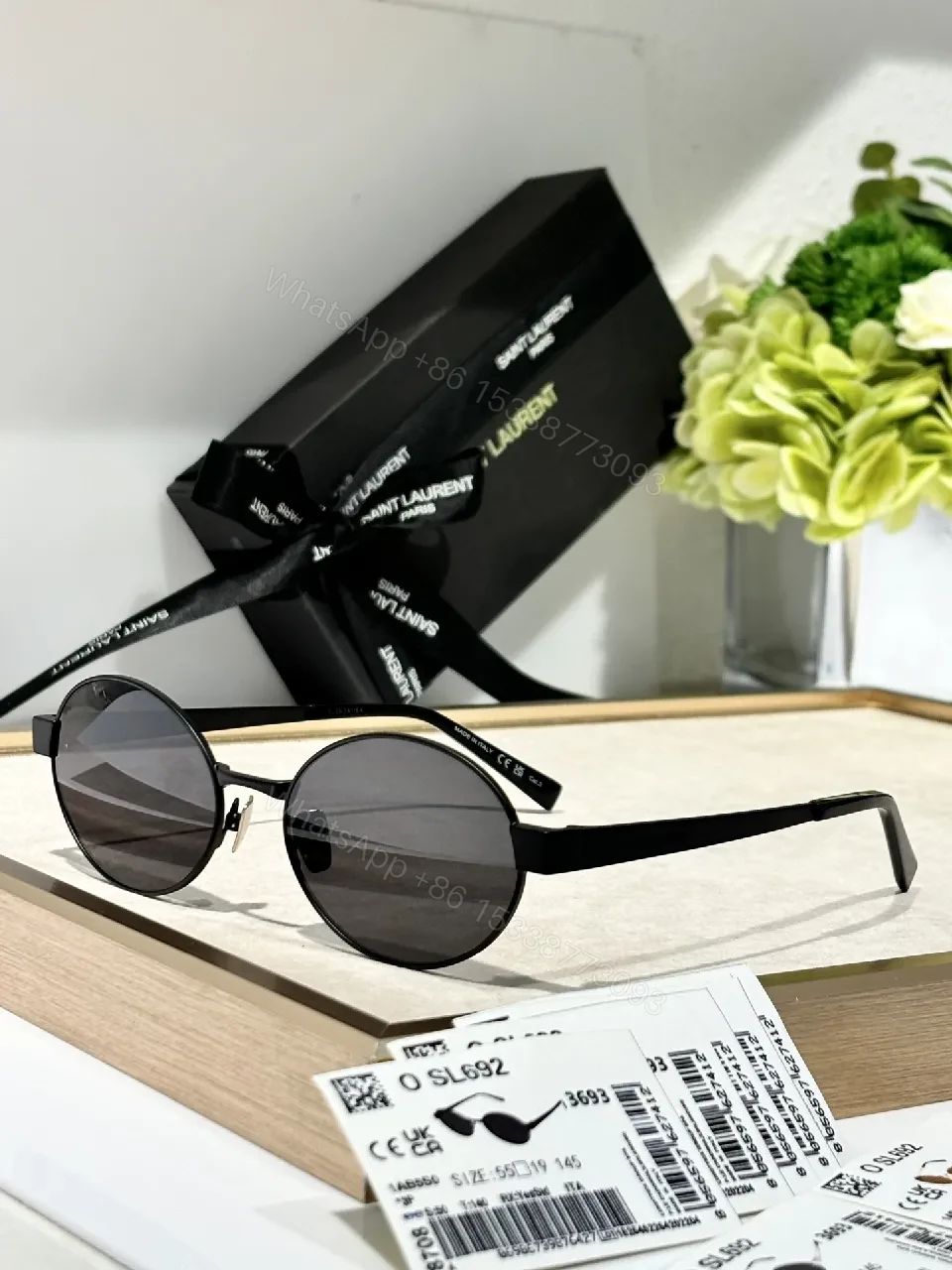 View 7 of Gold-Tone Round Sunglasses: Luxe Details, All-Day Comfort