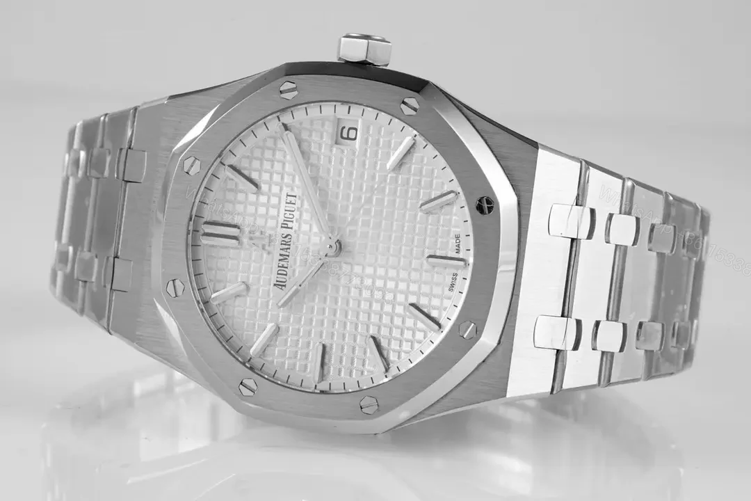 View 4 of V9 Factory Audemars Piguet Royal Oak 15500V2 Edition – Silver Stainless Steel Watch with Cal. 4302 Movement