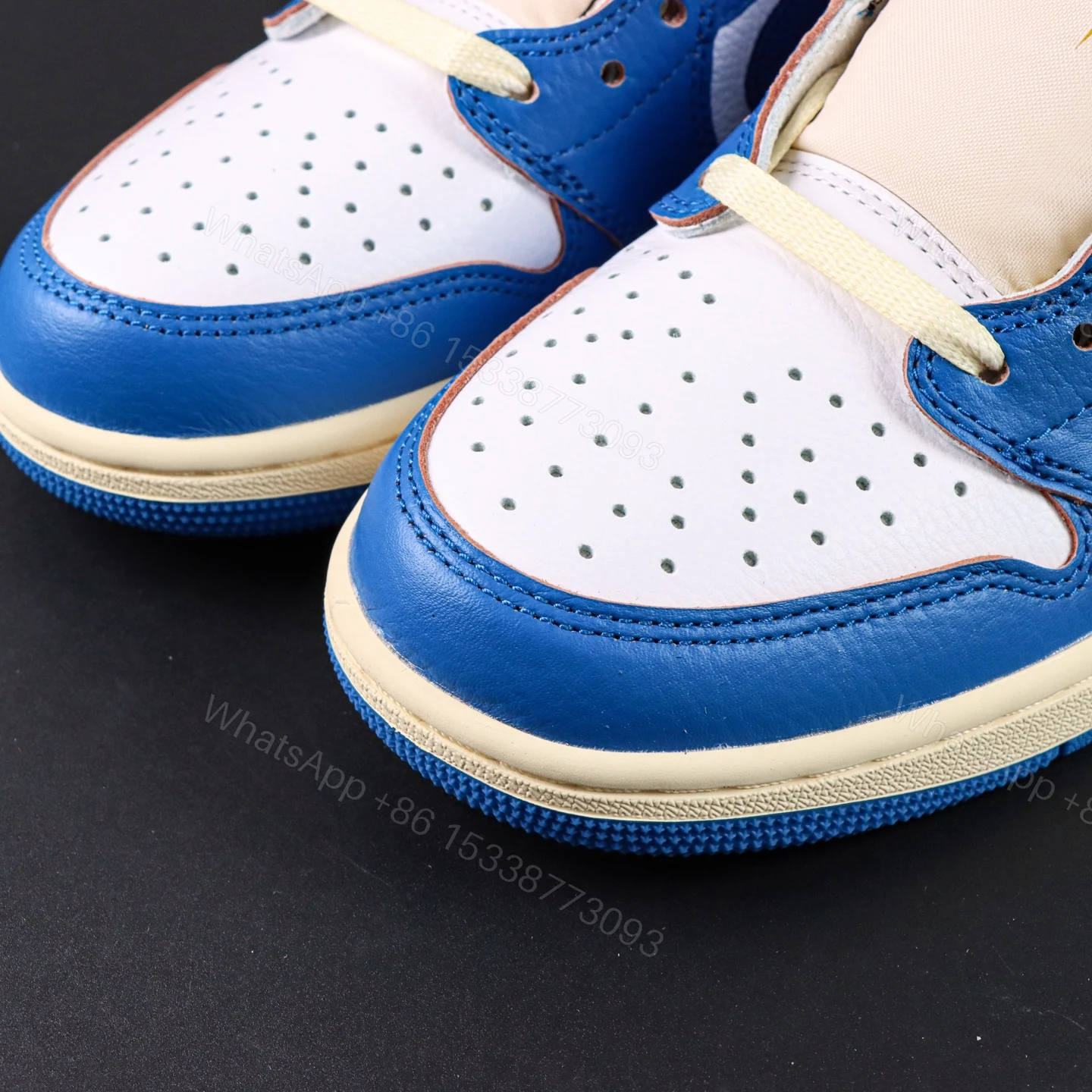 View 4 of Union LA x Air Jordan 1 low Blue