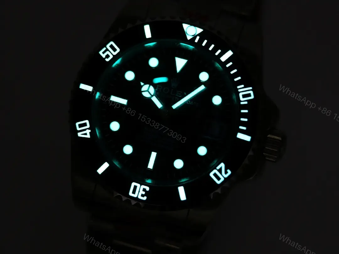 View 2 of MKS Factory Clean Factory – **Rolex DIW Submariner Parakeet** – Red/Black, Custom
