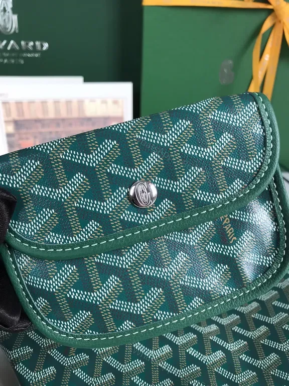 View 6 of Structured Luxe Green Tote Set: Monogrammed Top-Handle Duo